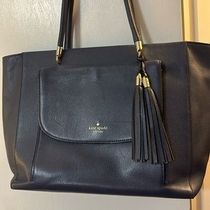 Longacre Court Cal in Diver Blue tote bag